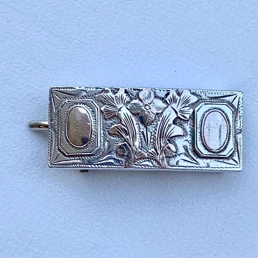 Vintage Sterling Silver 925 Belt Buckle for 3/4"
